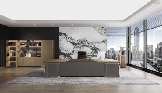 現(xiàn)代穩(wěn)重類辦公家具【一】